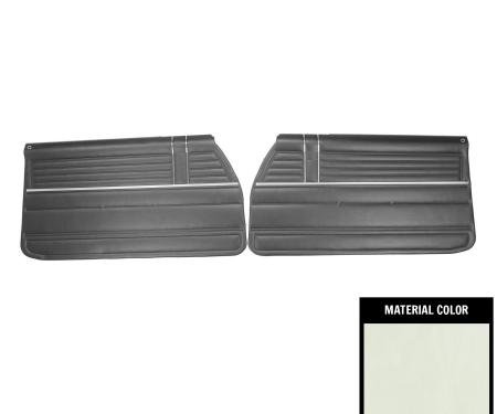 PUI Interiors 1968 Chevrolet Chevelle Pre-Assembled Pearl Front Door Panels PD312