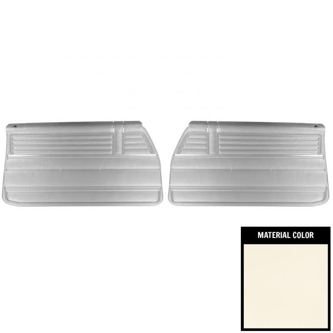 PUI Interiors 1968 Chevrolet El Camino Platinum Pre-Assembled Pearl Front Door Panels 68ADE28-P