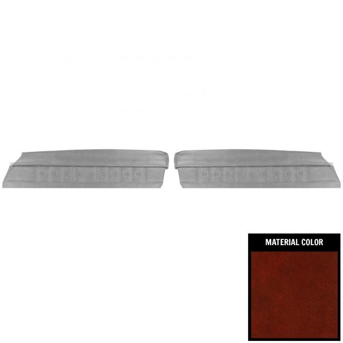 PUI Interiors 1977 Chevrolet Malibu Firethorn Front Door Panels 77AD45
