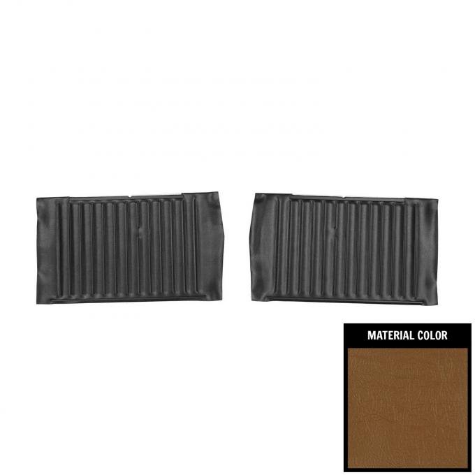 PUI Interiors 1964 Chevrolet Chevelle Convertible Saddle Gold Edition Rear Door Panels DO306V