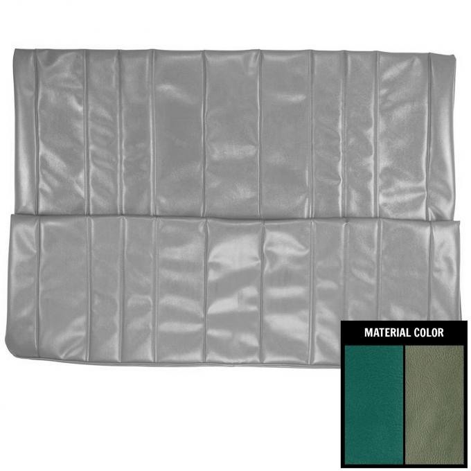 PUI Interiors 1966 Chevrolet Chevelle Hardtop 2 Tone Aqua Rear Seat Cover 66AS05C