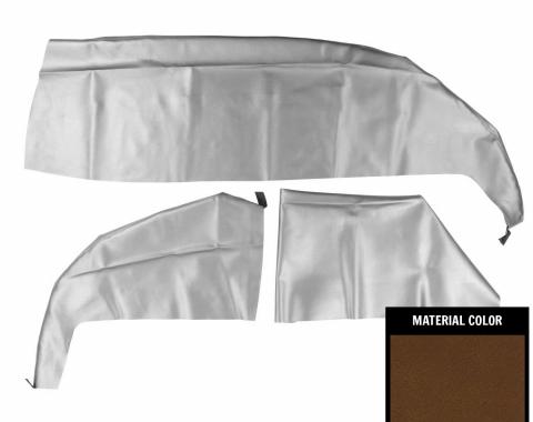 PUI Interiors 1971-1973 Chevrolet Chevelle Wagon Dark Saddle Cargo Cover 68ARW42R