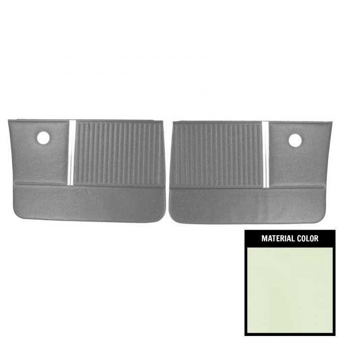PUI Interiors 1964 Chevrolet Chevelle 4-Door Sedan/Wagon White Front Door Panels 64AD4D69