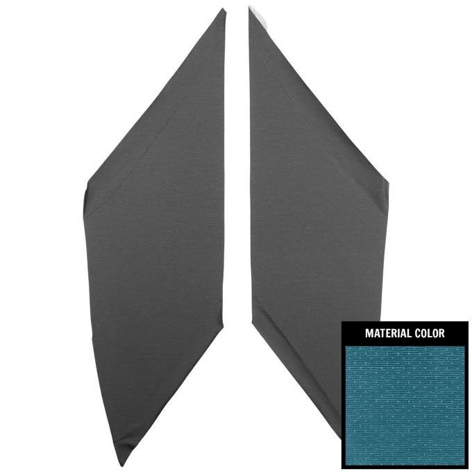 PUI Interiors 1966-1967 Chevrolet Chevelle Bright Blue Surrey Earmuff Boards 66AHB106S
