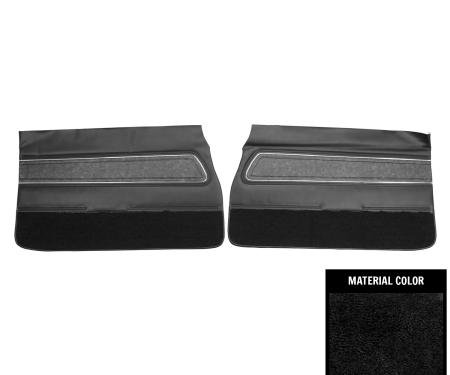 PUI Interiors 1970 Oldsmobile Cutlass Supreme Black Front Door Panels 70CD101