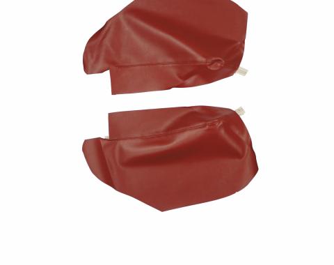 PUI Interiors 1967-1969 Camaro/Firebird Hardtop Red Rear Arm Rest Covers 67FR30C