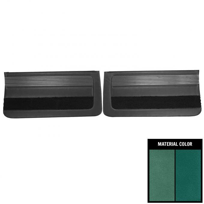 PUI Interiors 1966 Buick Skylark 2-Tone Aqua Front Door Panels 66UD05