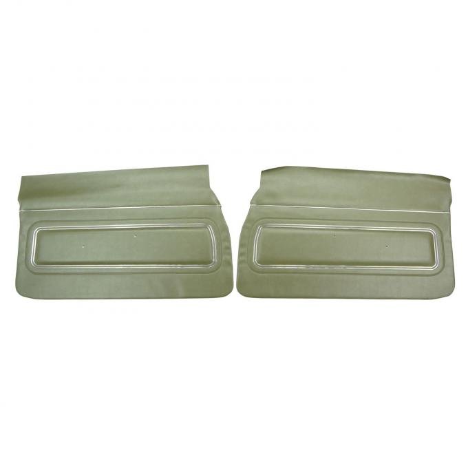 PUI Interiors 1971 Pontiac GTO Platinum Edition Jade Green Front Door Panels 71GD19