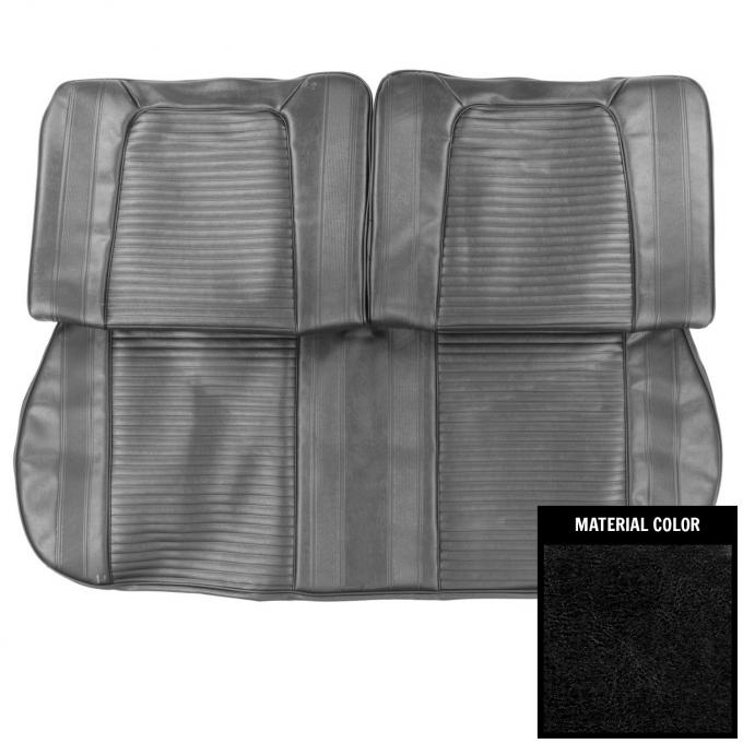 PUI Interiors 1964 Pontiac Tempest/Custom Black Front Bench Seat Cover 64GST55B