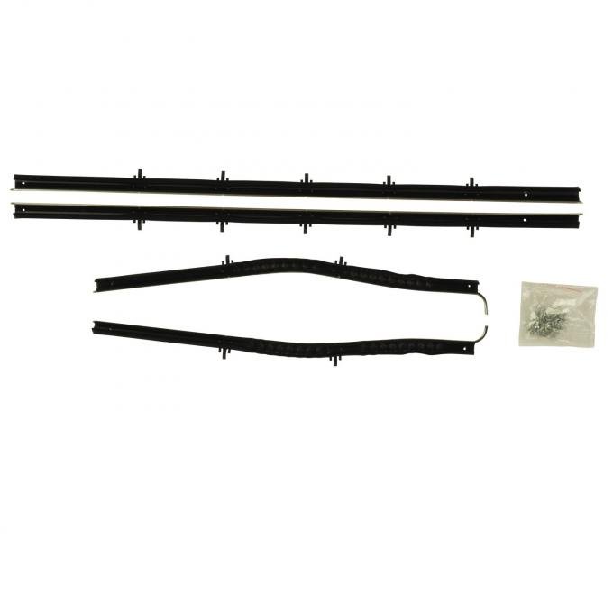 PUI Interiors 1966-1967 Oldsmobile Cutalss 2 Door Hardtop Outer Only Window Felt Kit O240-10