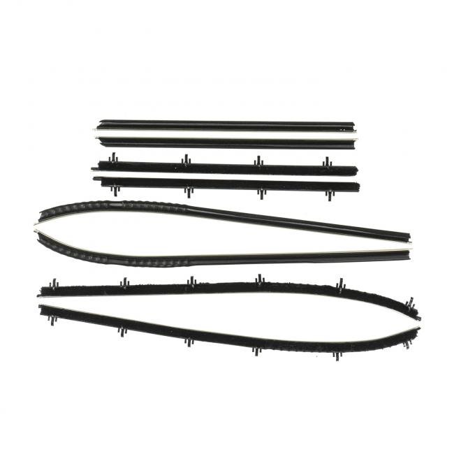 PUI Interiors 1970-1972 Chevrolet Chevelle 2 Door Sedan Window Felt Kit O206-4