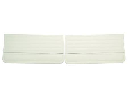 PUI Interiors 1965 Chevrolet Chevelle Pre-Assembled White Front Door Panels PD263