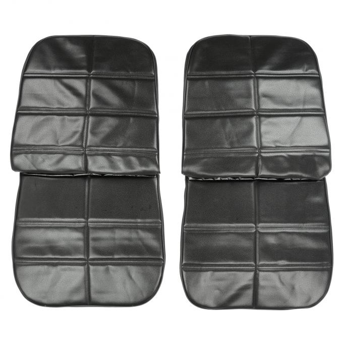 PUI Interiors 1971 Pontiac Grand Prix Black Front Bucket Seat Covers 71PS10U