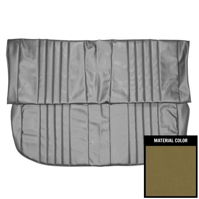 PUI Interiors 1968 Chevrolet Chevelle 4-Door Sedan Ivy Gold Rear Bench Seat Cover 68AS4D46S