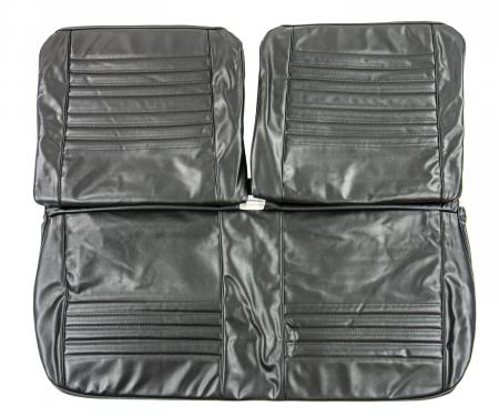 PUI Interiors 1967 Chevrolet Chevelle Front Black Bench Seat Cover 67AS10B