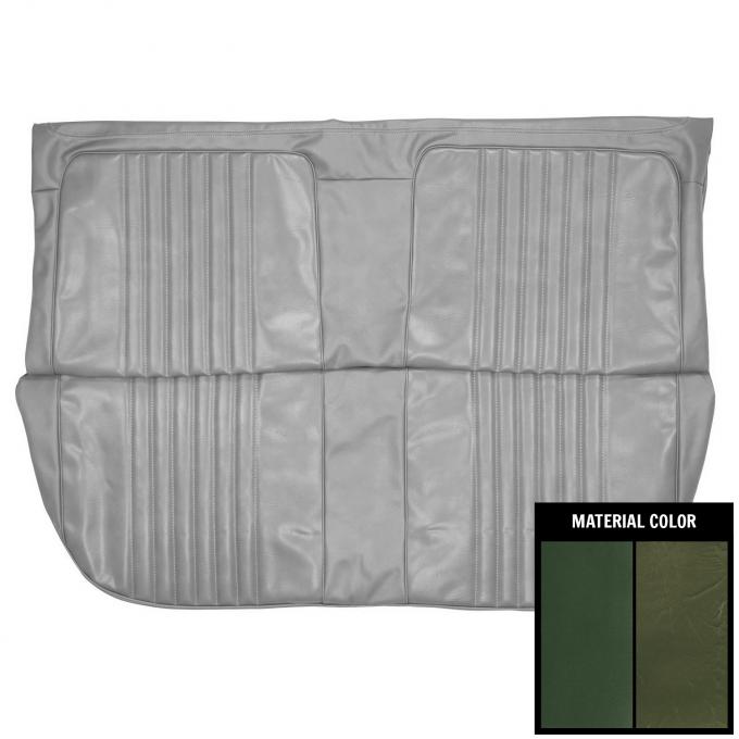 PUI Interiors 1971-72 Chevrolet Chevelle/Malibu 4-Door Wagon Dark Green Rear Bench Seat Cover 71AS4D25W