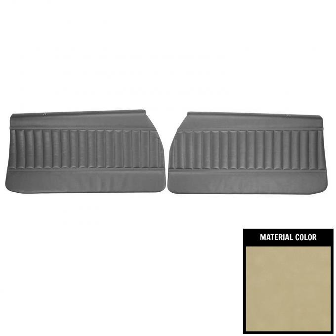 PUI Interiors 1971-1972 Buick Skylark/350/Custom/GS Pre-Assembled Covert Front Door Panels 71UD29-P