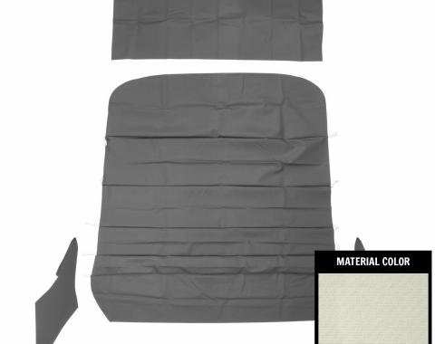 PUI Interiors 1968 Chevrolet Chevelle White 6-Bow Ribbed Headliner 68AH101R