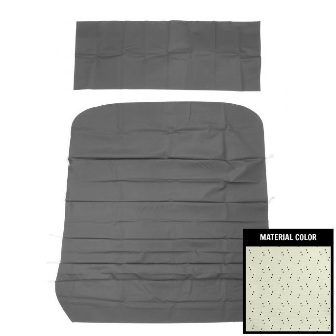 PUI Interiors 1968 Pontiac GTO/Lemans Standard 5-Bow White Perforated Headliner 68AH101BN