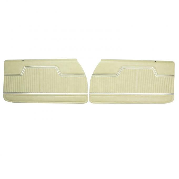PUI Interiors 1970-1972 Chevrolet El Camino Pre-Assembled Covert Front Door Panels PDE249-9
