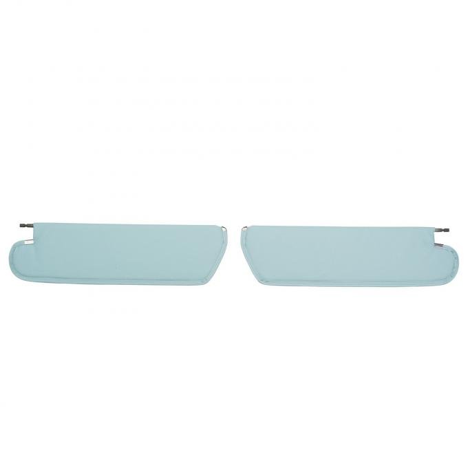 PUI Interiors 1964-1965 Chevrolet Chevelle/El Camino Light Blue Basketweave Sun Visors SV1104AC
