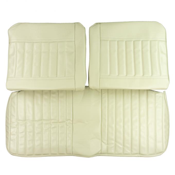 PUI Interiors 1971-1972 Buick Skylark/GS Custom White Front Bench Seat Cover 71US37B