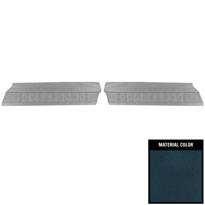 PUI Interiors 1976 Chevrolet Malibu Dark Blue Front Door Panels 74AD16