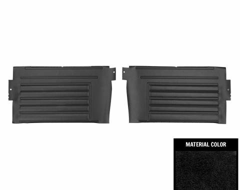 PUI Interiors 1967 Chevrolet Chevelle Convertible Black Gold Edition Rear Door Panels DO230V