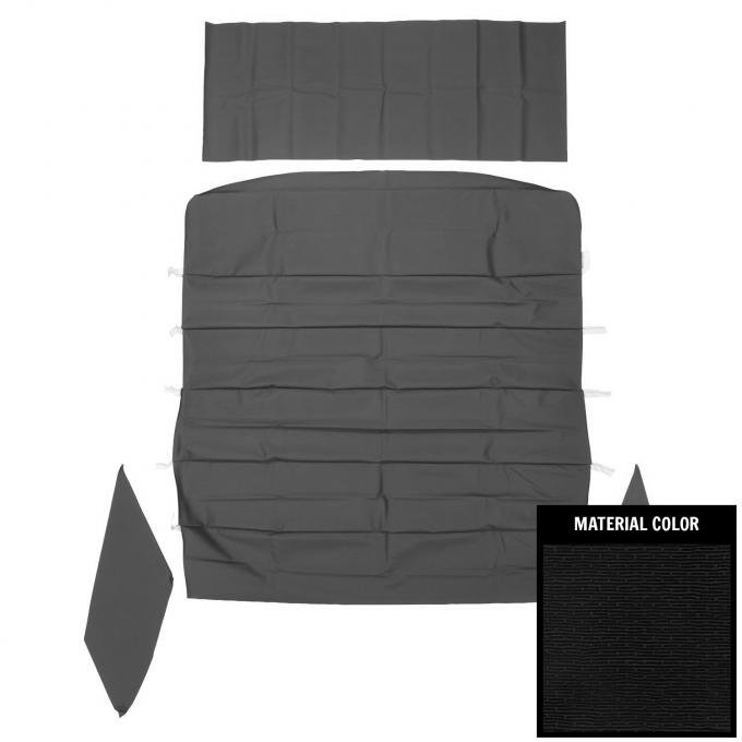 PUI Interiors 1967 Chevrolet Chevelle Black 2nd Design Surrey Headliner 66AH100SS