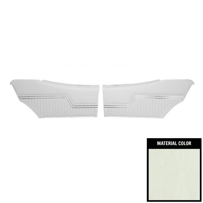 PUI Interiors 1970 Chevelle Hardtop Pre-Assembled Pearl Rear Door Panels PD242C