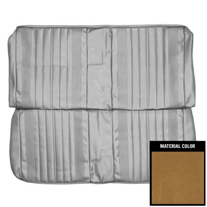PUI Interiors 1970 Chevrolet Chevelle/Malibu 4-Door Gold Front Bench Seat Cover 70AS4D43B