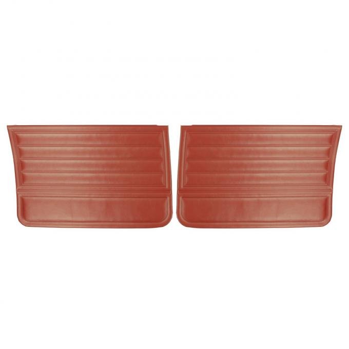 PUI Interiors 1965 Chevrolet Chevelle 4-Door Sedan/Wagon Red Front Door Panels 65AD4D30