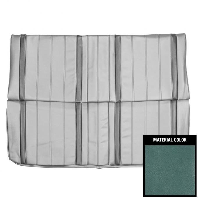 PUI Interiors 1966 Buick Skylark Convertible 2 Tone Blue Rear Bench Seat Cover 66US13V