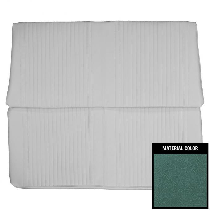 PUI Interiors 1964 Chevrolet Chevelle Hardtop Aqua Rear Seat Cover 64AS50C