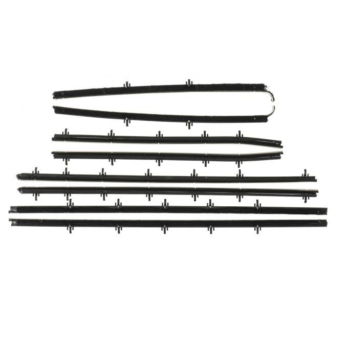 PUI Interiors 1966-1967 Pontiac Tempest 2 Door Hardtop Window Felt Kit O226-6