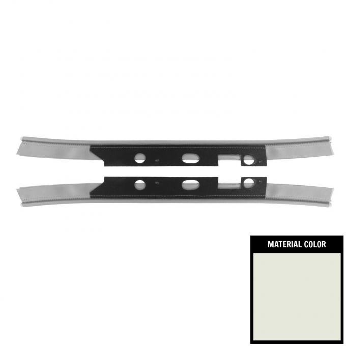 PUI Interiors 1968-1969 Chevelle/Cutlass/GTO/Lemans/Skylark Convertible White Windlace 68AWL37V