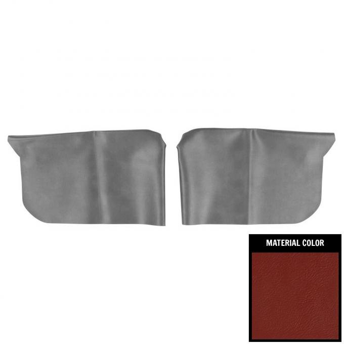 PUI Interiors 1968 Chevelle/GTO/Cutlass/Skylark Hardtop Red Rear Arm Rest Covers 68AR30C