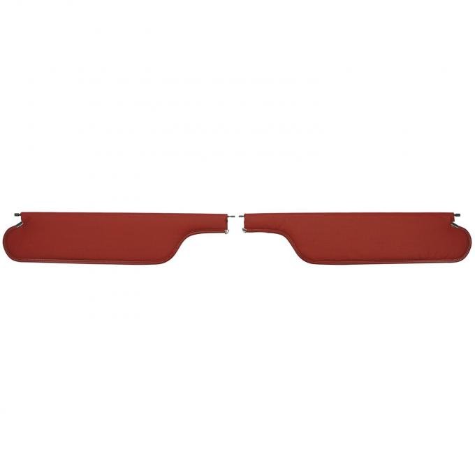 PUI Interiors 1966-1967 Chevelle/El Camino Dark Red Regent Sun Visors SV3103GC