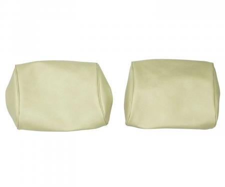 PUI Interiors 1968-1972 Chevelle/GTO/Cutlass/Skylark/Nova Fawn Bench Seat Head Rest Covers 68AH22B