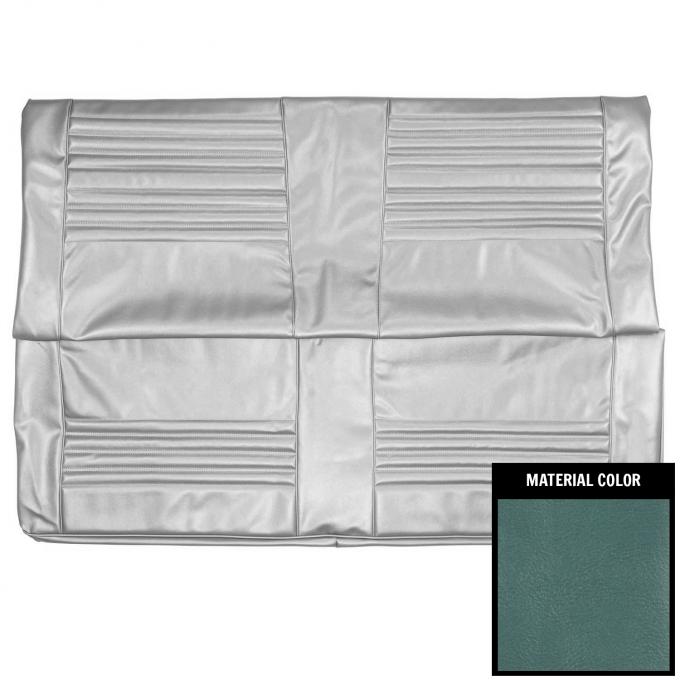 PUI Interiors 1967 Chevrolet Chevelle Hardtop Light Blue Rear Bench Seat Cover 67AS12C
