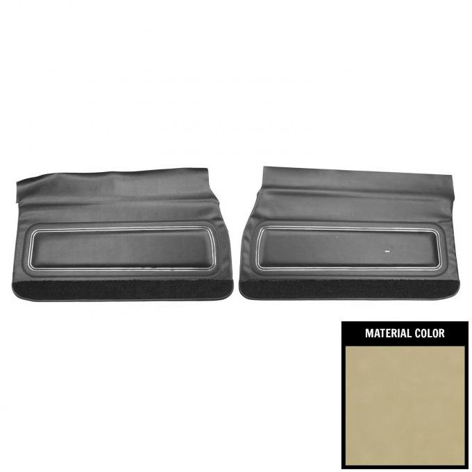 PUI Interiors 1972 Pontiac GTO/Lemans Sport Platinum Edition Covert Front Door Panels 72GD29