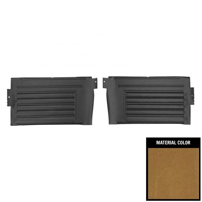 PUI Interiors 1967 Chevrolet Chevelle Convertible Gold Gold Edition Rear Door Panels DO236V