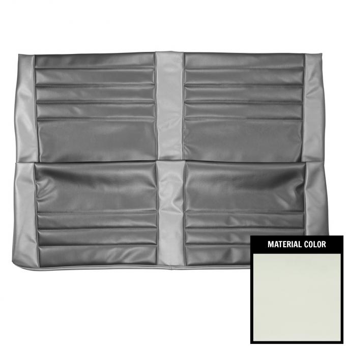 PUI Interiors 1965 Chevrolet Chevelle Hardtop White Rear Seat Cover 65AS37C