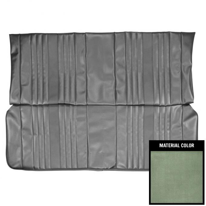 PUI Interiors 1969 Chevrolet Chevelle Hardtop Dark Metalic Green Rear Bench Seat Cover 69AS24C