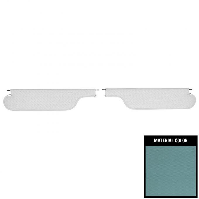 PUI Interiors 1966-1967 Chevelle/El Camino Bright Blue Basketweave Sun Visors SV3106AC