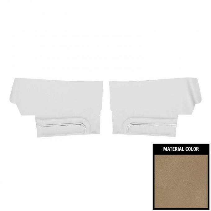 PUI Interiors 1972 Pontiac GTO/Lemans Sport Convertible Sandalwood Rear Door Panels D481V