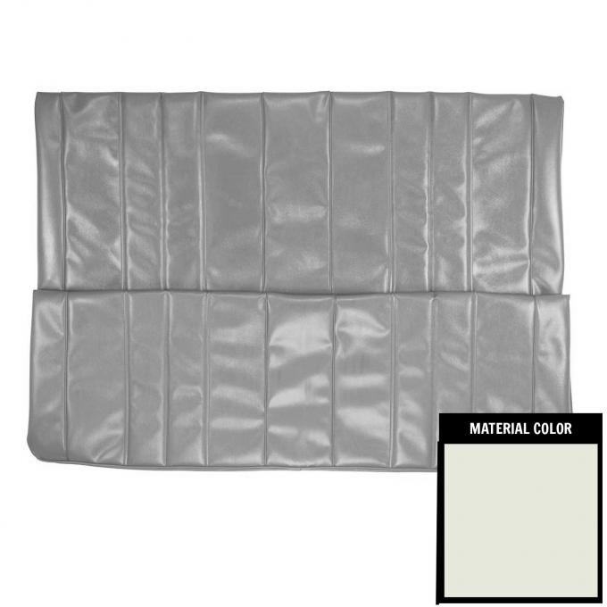 PUI Interiors 1966 Chevrolet Chevelle Hardtop White Rear Seat Cover 66AS37C