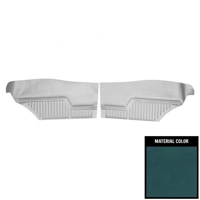 PUI Interiors 1970-1972 Chevrolet Chevelle Hardtop Blue Rear Door Panels D249-7C