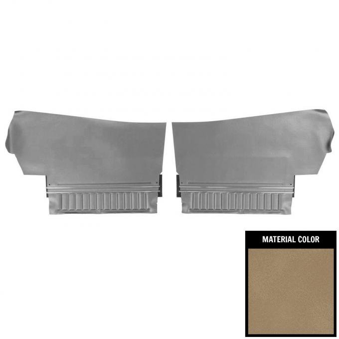 PUI Interiors 1971 Chevelle Convertible Platinum Edition Sandalwood Rear Door Panels 70AD41V