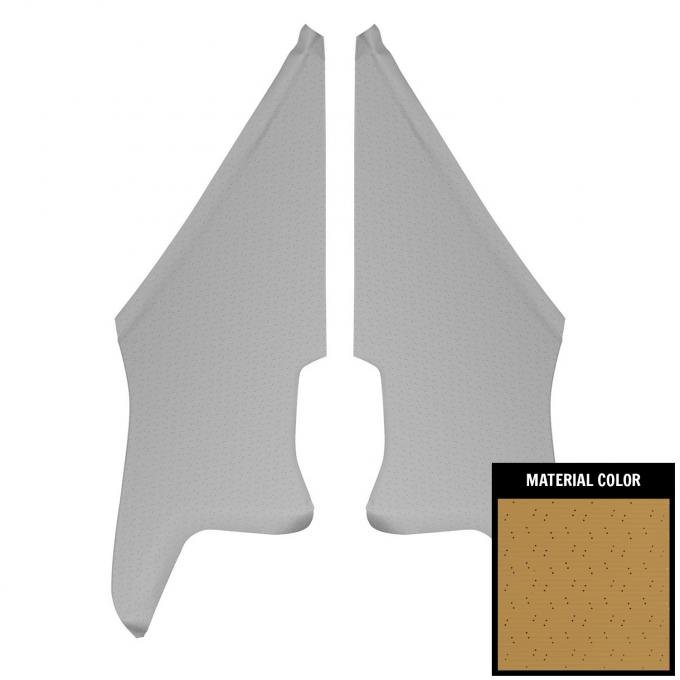 PUI Interiors 1970-1972 Chevrolet Chevelle Buckeskin Perforated Earmuff Boards 70AHB112B